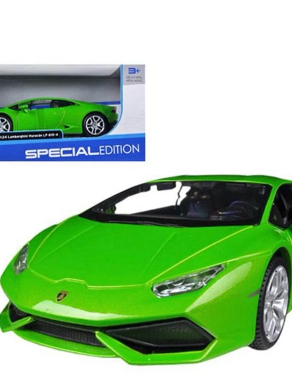 Green Lamborghini Huracan Toy Car - Special Edition